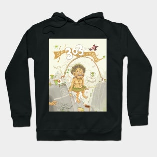 Rope skipping contest on the cliff Hoodie